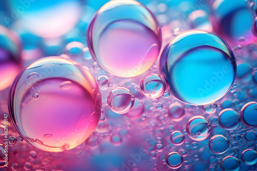 Colorful soap bubbles background
