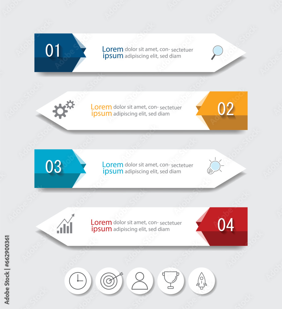 Infographic Vector abstract design web banner template.Modern banner. Infographic Vector abstract design web banner template.Modern banner.