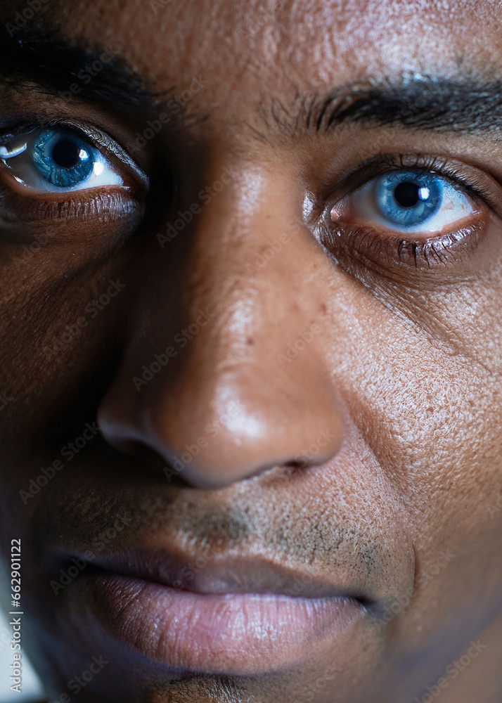 Fototapeta premium close up of man face