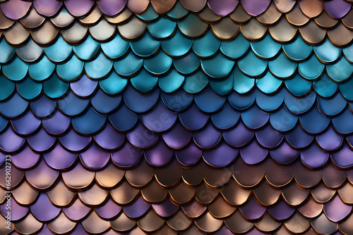 Dragon scales seamless pattern