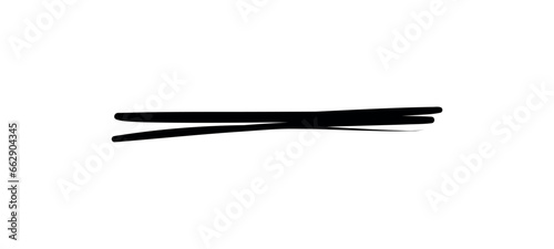 Bild auf Leinwand Scribble pen strokes