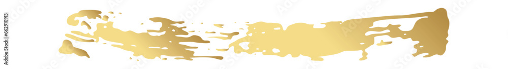 Golden grunge circle and brushes. Gold paints. Vector illustration. Golden grunge circle and brushes. Gold paints. Vector illustration.