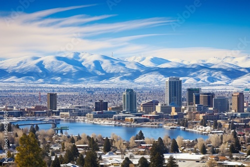 A view of Reno's skyline in Nevada. Generative AI