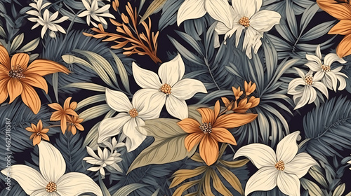 Vintage floral pattern