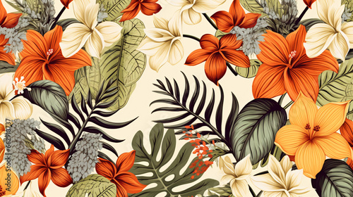 Vintage floral pattern