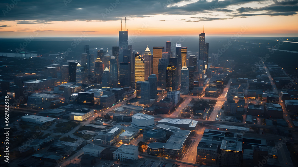 Fototapeta premium Beautiful Atlanta view