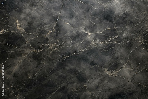 Vintage black marble texture on old paper background. Generative AI