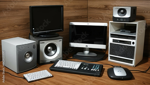 modern computer and others technology accessories 