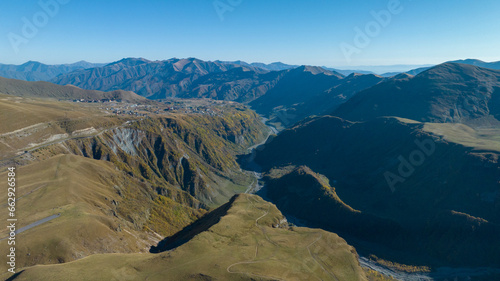 Caucasus Mountains drone 