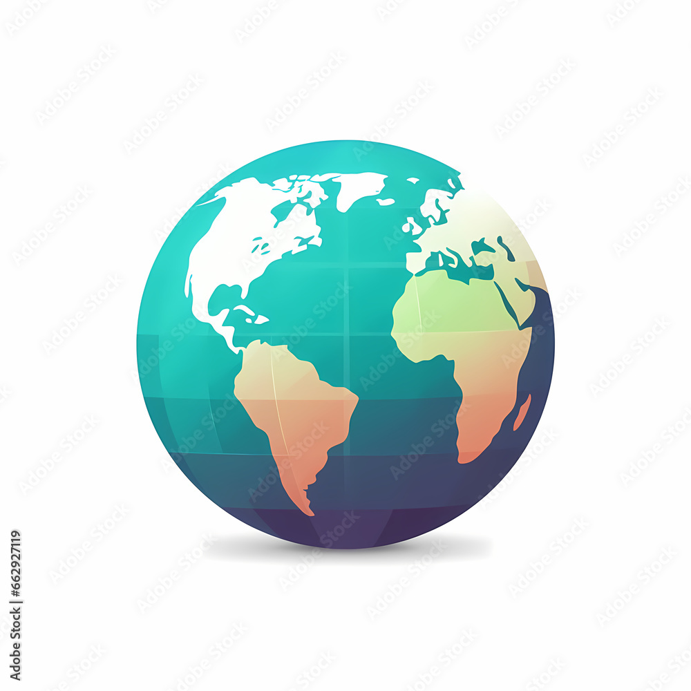 globe icon, world symbol