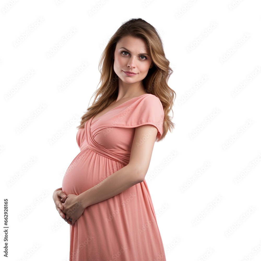 pregnant woman isolated on transparent background pregnant woman isolated on transparent background