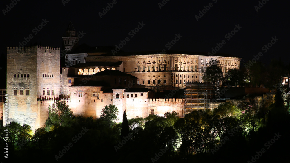 La Alhambra de Granada, Granada, Andalucía, España