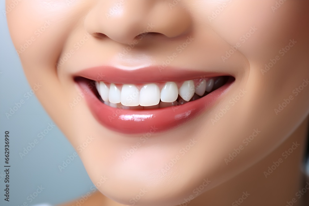close up of a woman smiling, a woman with white teeth close up of a woman smiling, a woman with white teeth