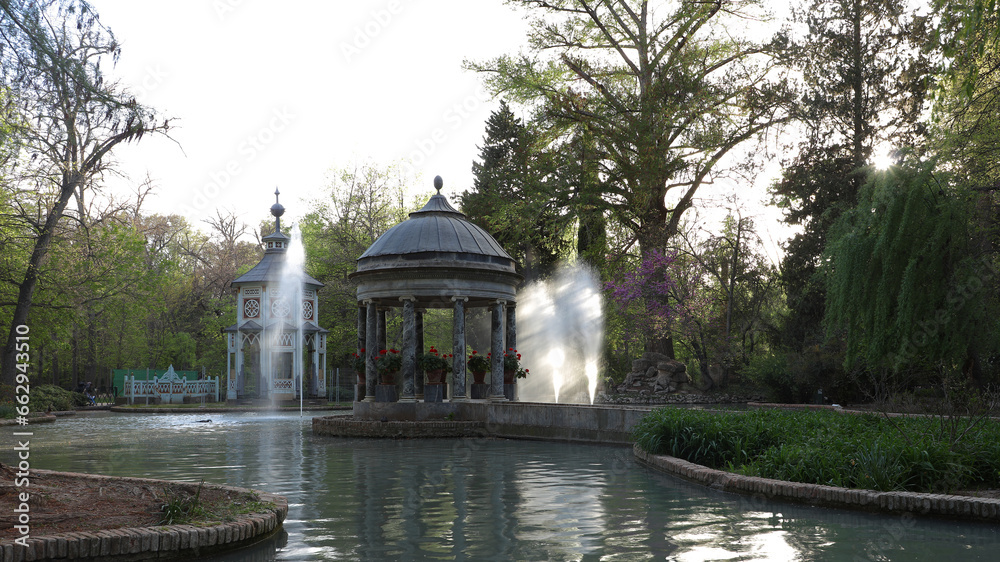 Estanque de los Chinescos, Jardín del Príncipe, Aranjuez, Madrid, España