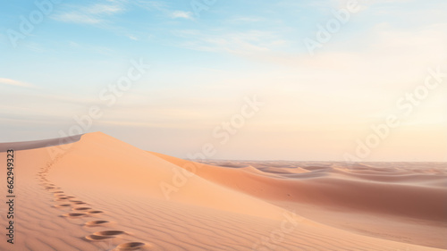 Minimalist Desert Landscape, Close-Up View © M.Gierczyk