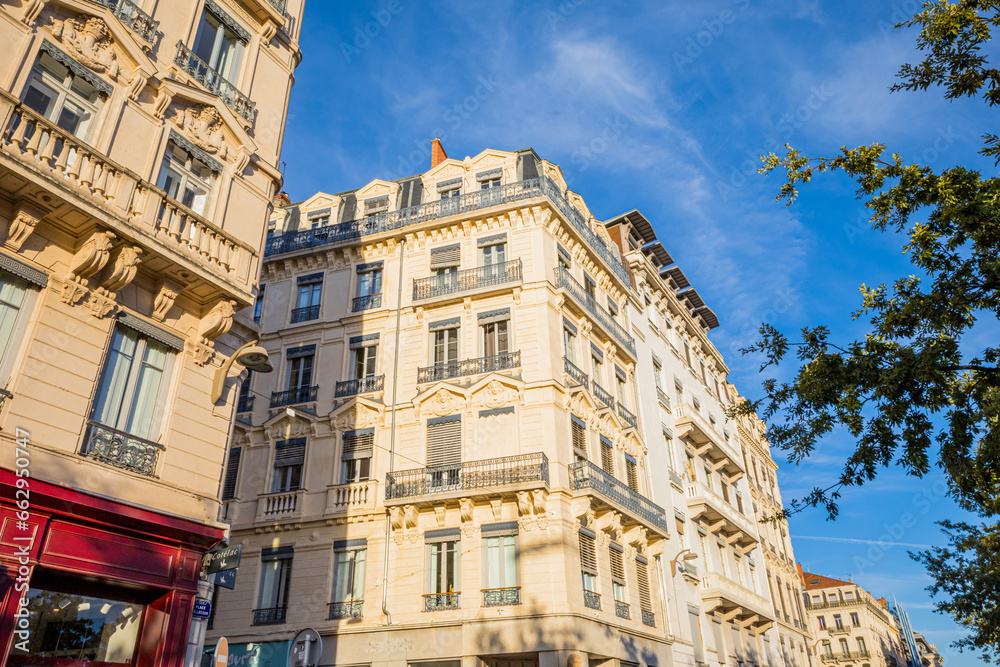 Fototapeta premium Dans les rues de la Presqu'Ile de Lyon