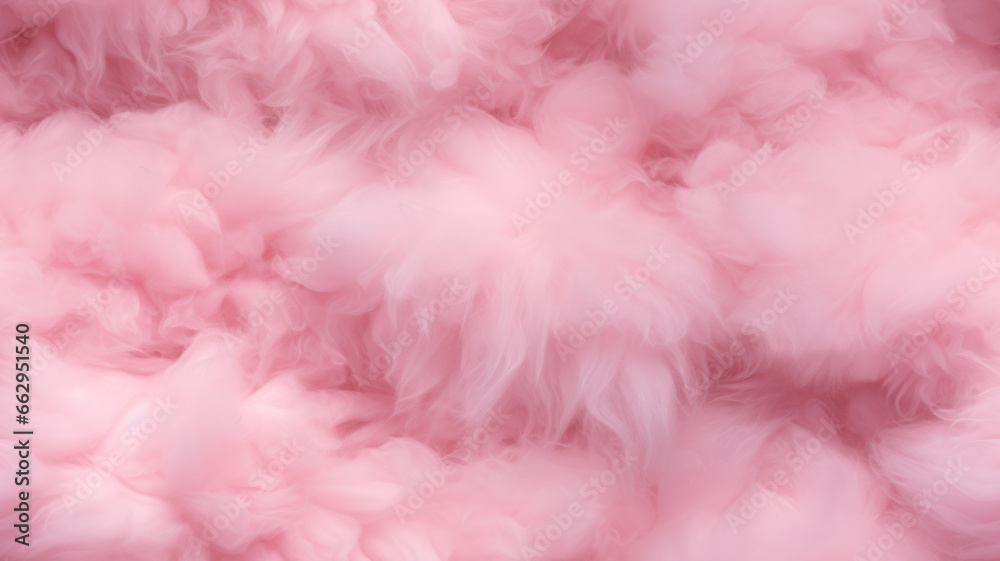 Seamless Pink Cotton Candy Texture