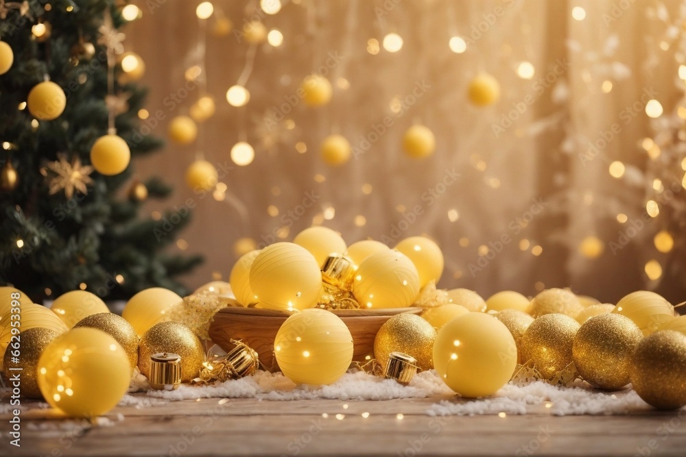 Fototapeta premium Happy New Year Creative Artwork by Generative AI