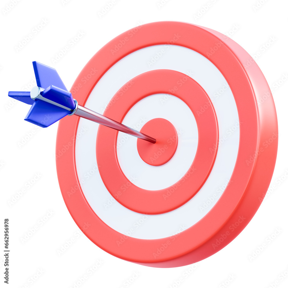target 3d illustration