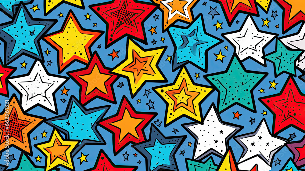 Hand-drawn star icons arranged in a cohesive vector set for seamless integration Hand-drawn star icons arranged in a cohesive vector set for seamless integration