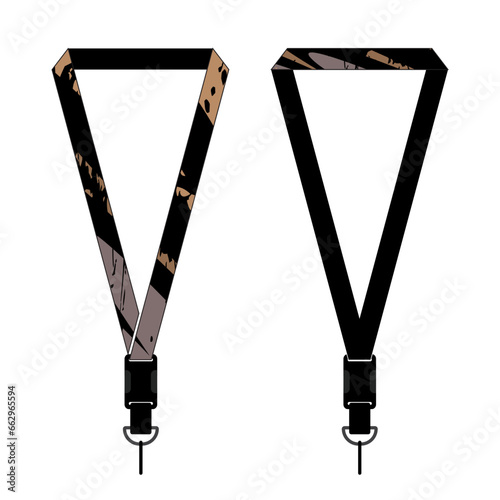 Lanyard Template Design For Company