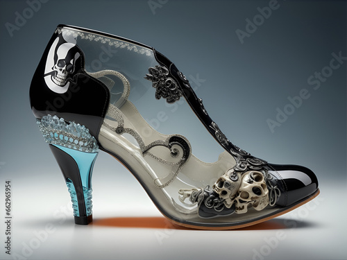 Unconventional Design Women's Shoe AI generated photo