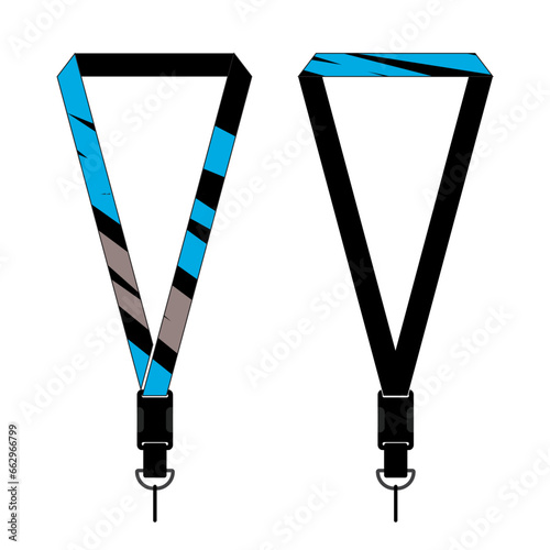Lanyard Template Design For Company
