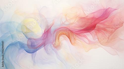 Abstract lavender pastel watercolour drawing on paper © Ирина Рычко