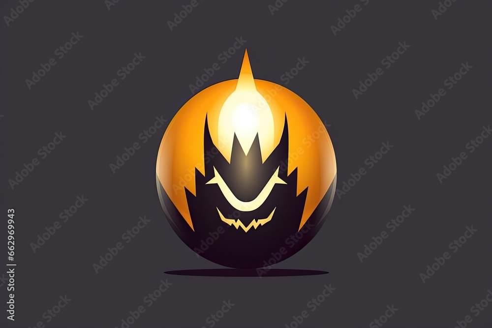 Modern Minimalistic Bowling Icon: Perfect for Your Gaming App, generative AI Modern Minimalistic Bowling Icon: Perfect for Your Gaming App, generative AI