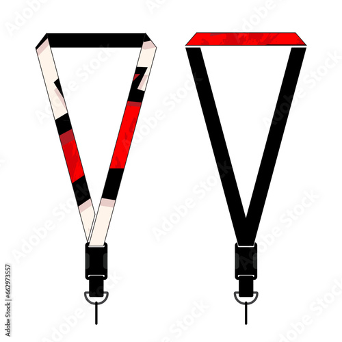 Lanyard Template Design For Company