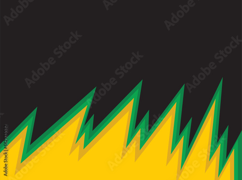 Abstract background with gradient jagged pattern and with some copy space area