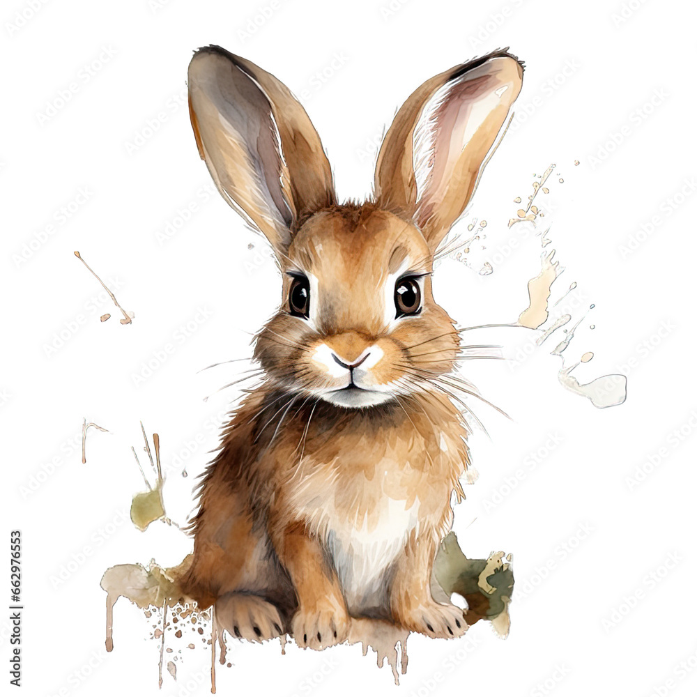 Cute Rabbit Watercolor Png Cute Rabbit Watercolor Png