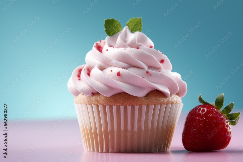 Appetizing cake. Background with selective focus and copy space Appetizing cake. Background with selective focus and copy space