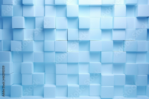 abstract blue bricks background created using generative Ai tools