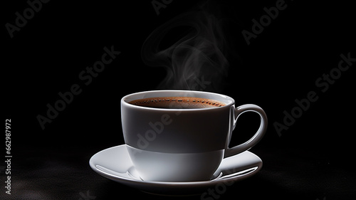 cup of coffee on isolated background