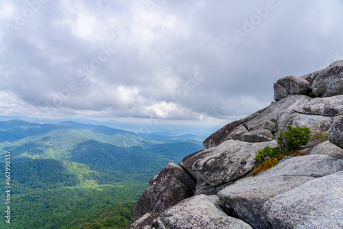 View of the Shenandoah Mountains from the Summit of Old Rag Shenandoah National Park in Virginia © Kyle