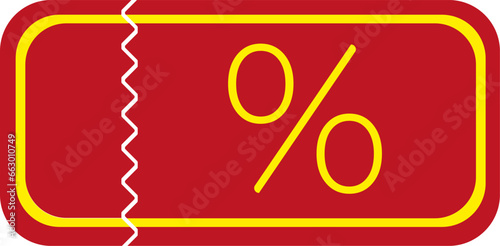 The discount vector logo is very suitable for sales promotions