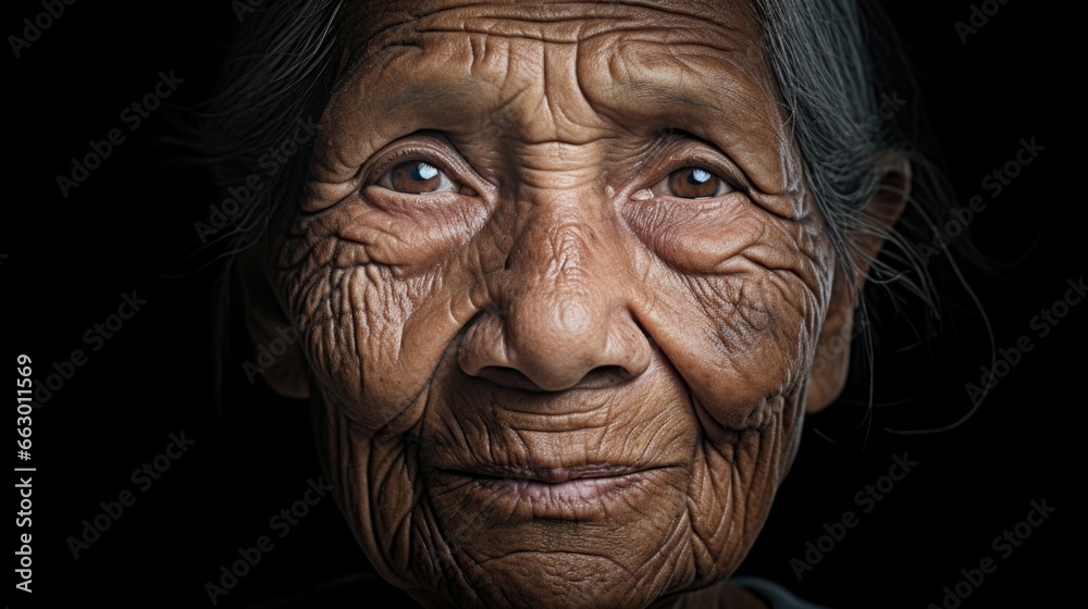 The womans face was a canvas of wrinkles and age spots, with each mark telling a different story. Through her career as a social worker, she had met people from all walks of life and had The womans face was a canvas of wrinkles and age spots, with each mark telling a different story. Through her career as a social worker, she had met people from all walks of life and had