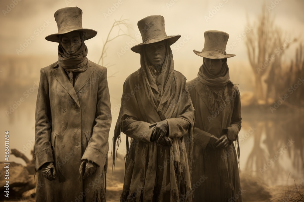 Illusory mirage phantoms, deceiving travelers with their tantalizing visions - Generative AI Illusory mirage phantoms, deceiving travelers with their tantalizing visions - Generative AI