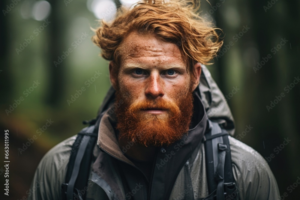 A man with a rugged and welltraveled look, his freckles telling the story of his many adventures. He works as a travel blogger, sharing his experiences and inspiring others to explore the