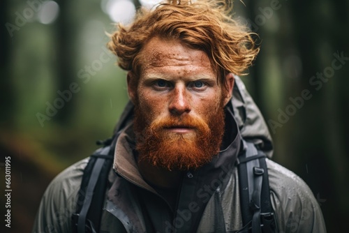 A man with a rugged and welltraveled look, his freckles telling the story of his many adventures. He works as a travel blogger, sharing his experiences and inspiring others to explore the