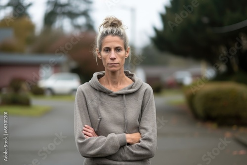 A retired army veteran, who developed anorexia during her time in the military. She still suffers from PTSD and uses extreme dieting and overexercising as a way to cope with her trauma. photo