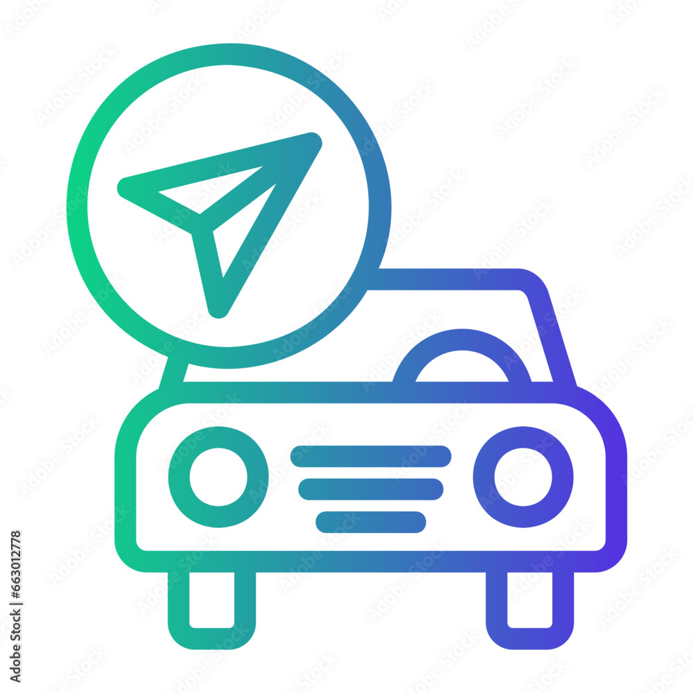 car navigation icon