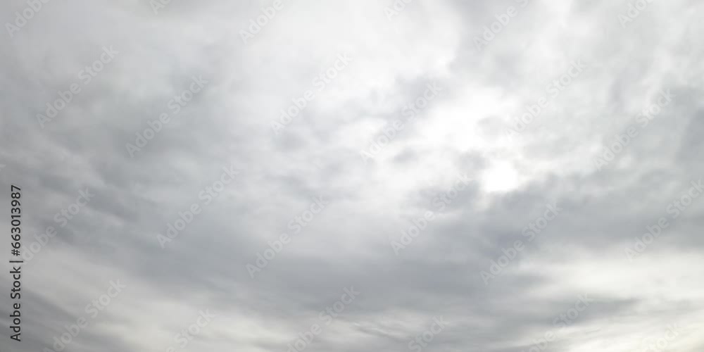 White clouds flowing on summer. Time lapse of cloudy sky environment.