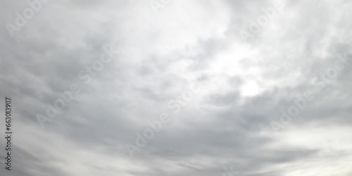 White clouds flowing on summer. Time lapse of cloudy sky environment. photo
