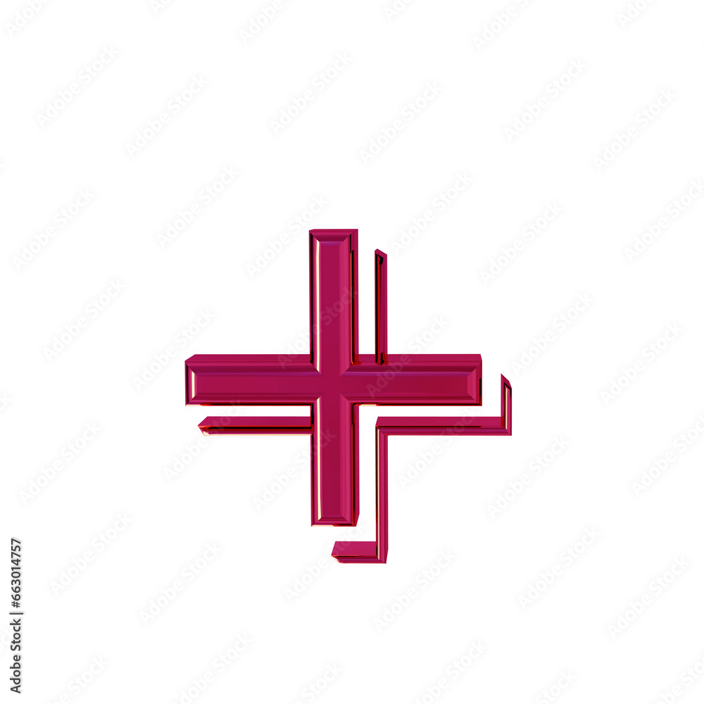 Obraz premium Pink symbol