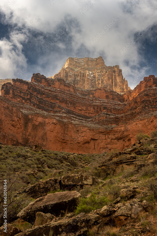 Fallen Rocks At the Bottom Of Pima Point