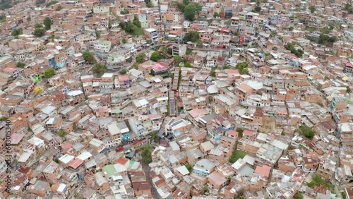 Vista aerea Medellin Comuna 13 