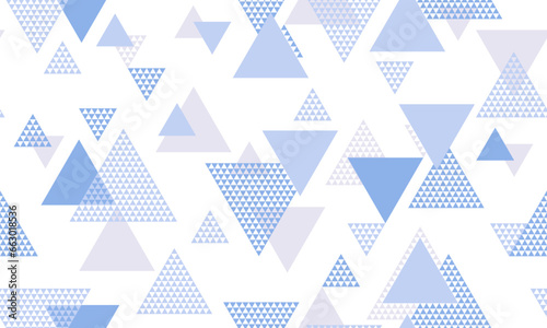 Triangle shapes seamless pattern vector design.