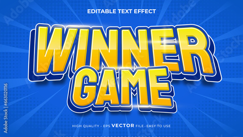 Editable text style effect - Video Game Console
